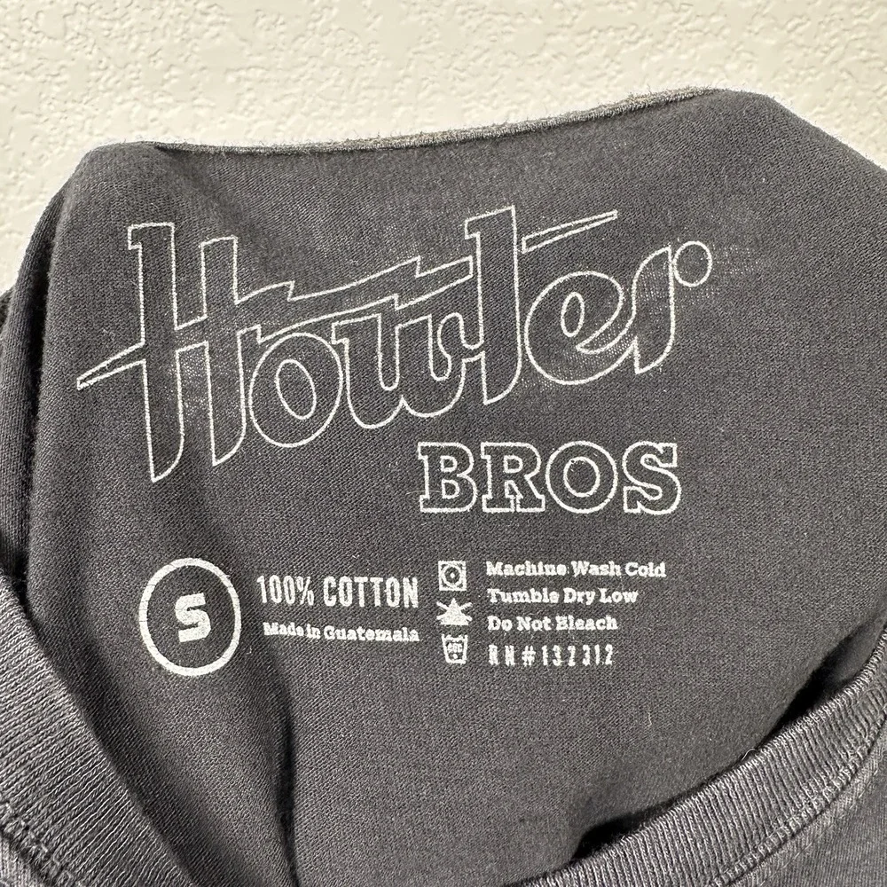 Howler Bros Brothers Beach Club t-Shirt Black Cotton $40‎ Small NWT - Picture 5 of 8